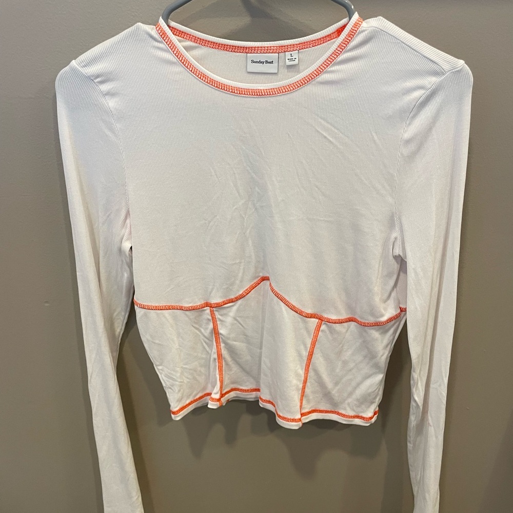 Aritzia Sunday Best White Tee